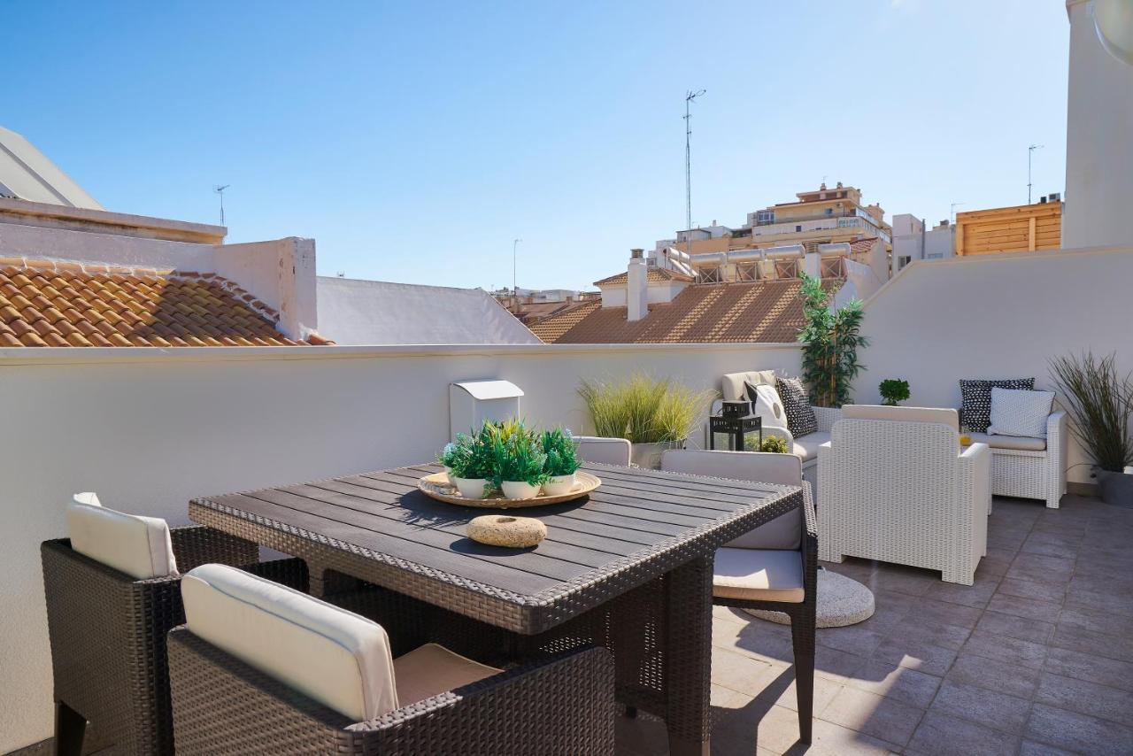 Studio Deluxe With Shared Roof Terrace Málaga Exterior foto
